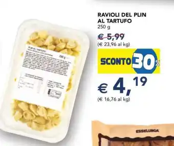 Esselunga RAVIOLI DEL PLIN AL TARTUFO offerta