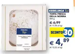 Esselunga Torta Fresca Della Nonna offerta