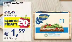 Esselunga FETTE WASA FIT offerta
