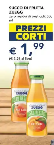Esselunga Succo di Frutta Zuegg offerta