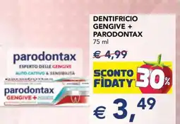 Esselunga DENTIFRICIO GENGIVE + PARODONTAX offerta