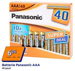 Action Batterie Panasonic AAA offerta
