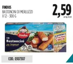 Carico Cash & Carry Findus bastoncini di merluzzo offerta