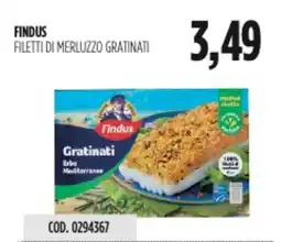 Carico Cash & Carry Findus filetti di merluzzo gratinati offerta