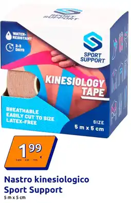 Action Nastro kinesiologico Sport Support offerta