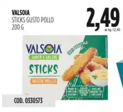 Carico Cash & Carry Valsoia sticks gusto pollo offerta