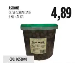 Carico Cash & Carry Ascione olive schiacciate offerta