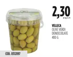 Carico Cash & Carry Velleca olive verdi denocciolate offerta