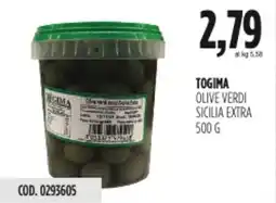 Carico Cash & Carry Togima olive verdi sicilia extra offerta
