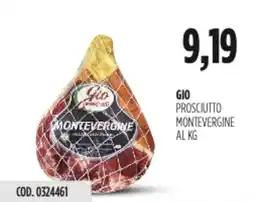 Carico Cash & Carry Gio prosciutto montevergine offerta