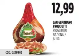 Carico Cash & Carry San geminiano prosciutti prosciutto nazionale offerta