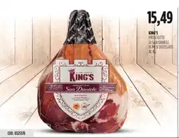 Carico Cash & Carry King's prosciutto di san daniele 16 mesi disossato offerta