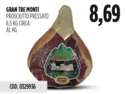 Carico Cash & Carry Gran tre monti prosciutto pressato offerta