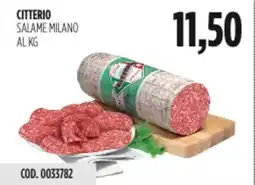 Carico Cash & Carry Citterio salame milano offerta