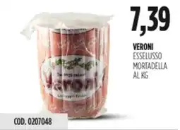 Carico Cash & Carry Veroni esselusso mortadella offerta