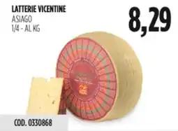 Carico Cash & Carry Latterie vicentine asiago 1/4 offerta