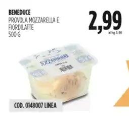 Carico Cash & Carry Beneduce provola mozzarella e fiordilatte offerta