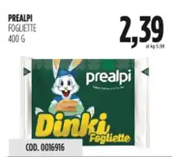 Carico Cash & Carry Prealpi fogliette offerta
