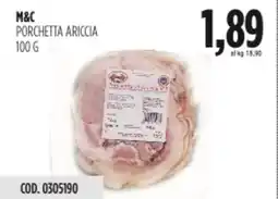 Carico Cash & Carry M&c porchetta ariccia offerta