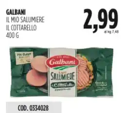 Carico Cash & Carry Galbani il mio salumiere il cottarello offerta
