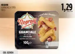 Carico Cash & Carry Negroni guanciale a stick offerta