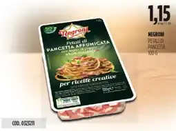 Carico Cash & Carry Negroni petali di pancetta offerta
