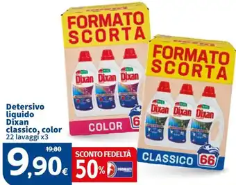 Sigma Detersivo liquido Dixan classico, color offerta