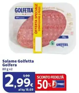 Sigma Salame Golfetta Golfera offerta