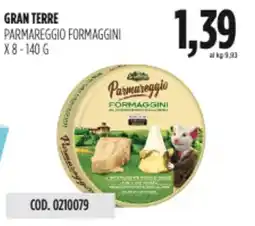 Carico Cash & Carry Gran terre parmareggio formaggini offerta