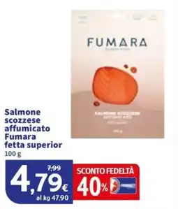 Sigma Salmone scozzese affumicato Fumara fetta superior offerta