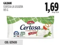 Carico Cash & Carry Galbani certosa la leggera offerta