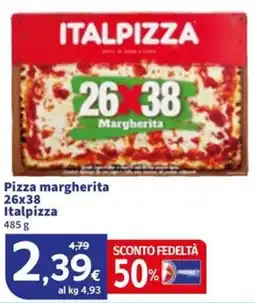 Sigma Pizza margherita 26 x 38 Italpizza offerta