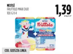 Carico Cash & Carry Nestle fruttolo maxi duo offerta
