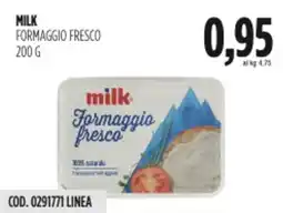 Carico Cash & Carry Milk formaggio fresco offerta