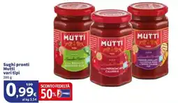 Sigma Sughi pronti Mutti vari tipi offerta