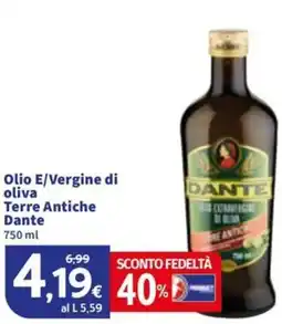 Sigma Olio E/Vergine di oliva Terre Antiche Dante offerta