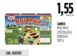 Carico Cash & Carry Cameo muu muu cioccolata e vaniglia offerta