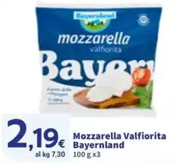 Sigma Mozzarella Valfiorita Bayernland offerta