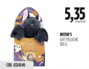 Carico Cash & Carry Witor's gift peluche offerta