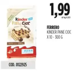 Carico Cash & Carry Ferrero kinder pane cioc offerta
