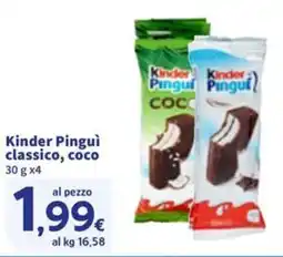 Sigma Kinder Pingui classico, coco offerta