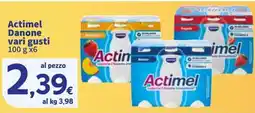 Sigma Actimel Danone offerta
