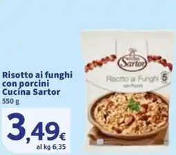 Sigma Risotto ai funghi con porcini Cucina Sartor offerta