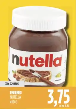 Carico Cash & Carry Ferrero nutella offerta