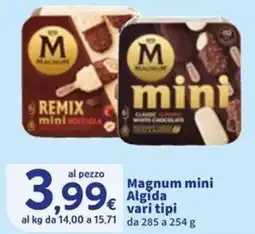 Sigma Magnum mini AlgidaMagnum mini Algida € vari tipi vari tipi offerta
