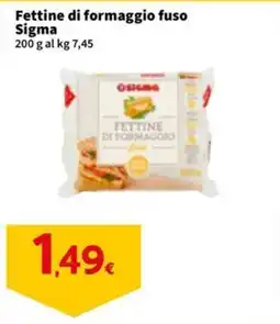 Sigma Fettine di formaggio fuso Sigma offerta