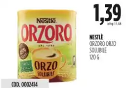Carico Cash & Carry Nestle orzoro orzo solubile offerta