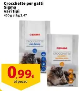Sigma Crocchette per gatti Sigma offerta