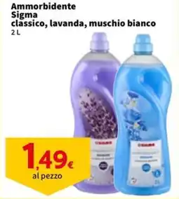 Sigma Ammorbidente Sigma classico, lavanda, muschio bianco offerta