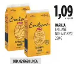 Carico Cash & Carry Barilla emiliane nidi all'uovo offerta